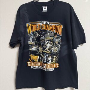 Rare San Francisco Giants XL Shirt 2010 World Series Bochy’s Misfits Vintage